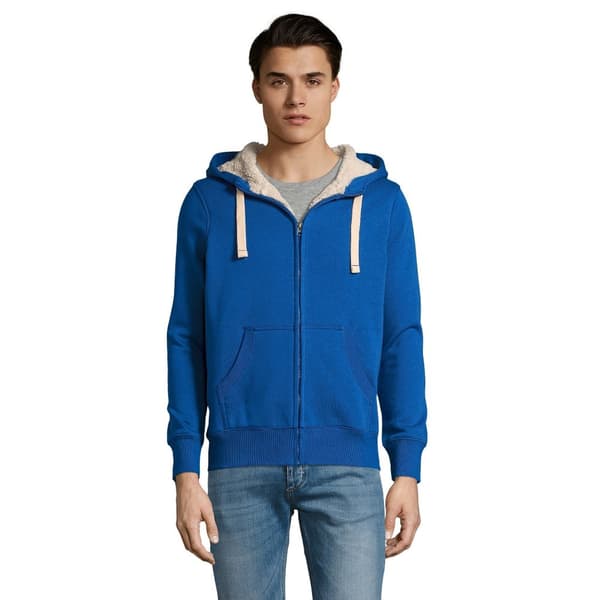 SOLS Sherpa Unisex Zip-Up Hooded Sweatshirt / Hoodie med dragkedja