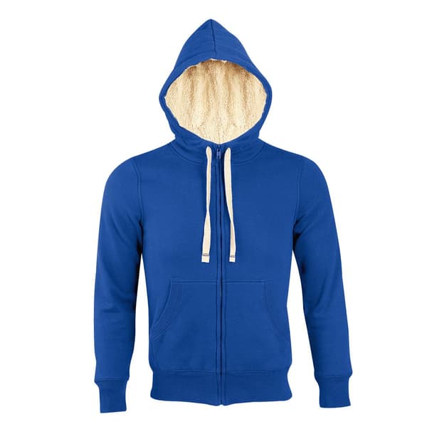 SOLS Sherpa Unisex Zip-Up Hooded Sweatshirt / Hoodie med dragkedja