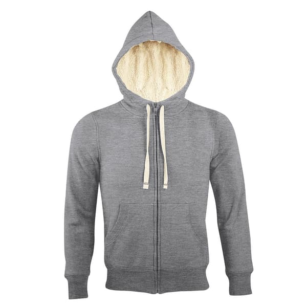 SOLS Sherpa Unisex Zip-Up Hooded Sweatshirt / Hoodie