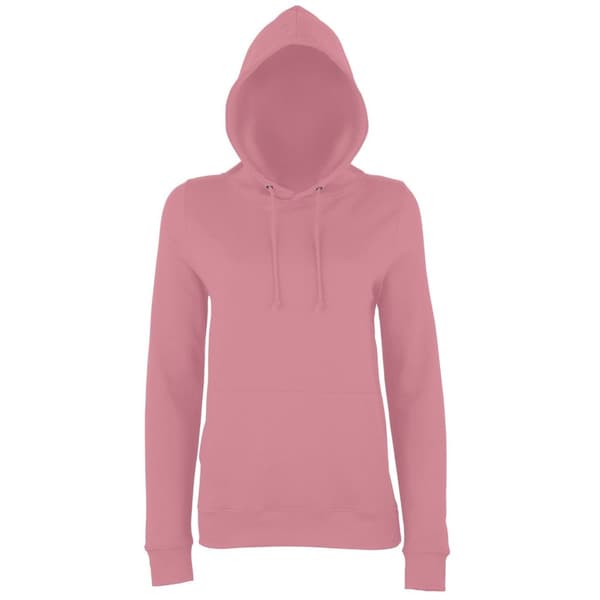Awdis Just Hoods hættetrøje til kvinder/damer med Girlie College-pullover til kvinder/damer
