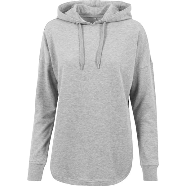 Build Your Brand Kvinnor/Damer överdimensionerad huvtröja Grey XS