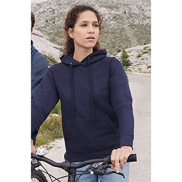 Fruit Of The Loom Ladies Lady Fit Hooded Sweatshirt / Hoodie