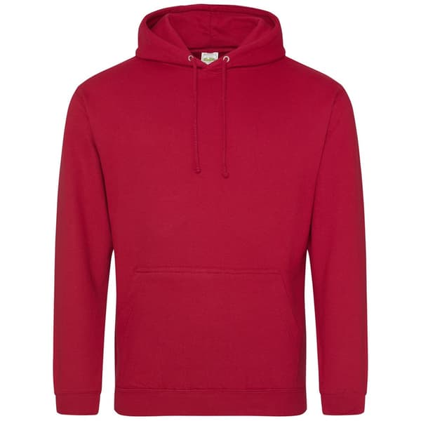 Awdis Unisex college sweatshirt med hætte / hættetrøje