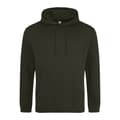 Miniatyrbillede 1 af 2: Awdis Unisex college sweatshirt med hætte / hættetrøje