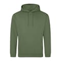Miniatyrbild 1 av 2: Awdis Unisex College Hooded Sweatshirt / Hoodie med huva