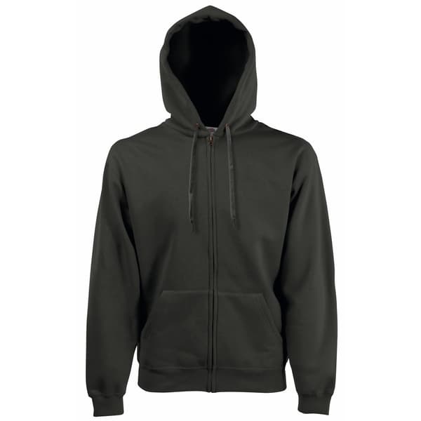 Fruit Of The Loom Mens Premium 70/30 Hooded Zip-Up Sweatshirt / Hoodie