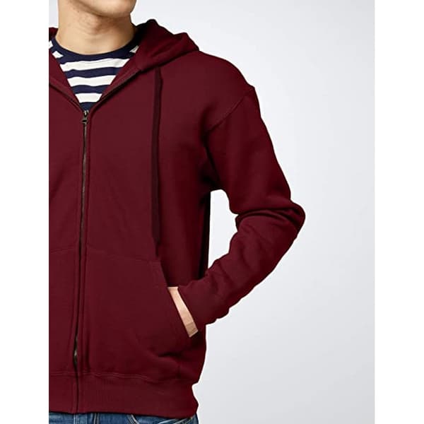 Fruit Of The Loom Mens Premium 70/30 Hooded Zip-Up Sweatshirt / Hoodie
