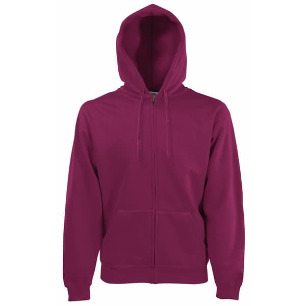 Fruit Of The Loom Mens Premium 70/30 Hooded Zip-Up Sweatshirt / Hoodie