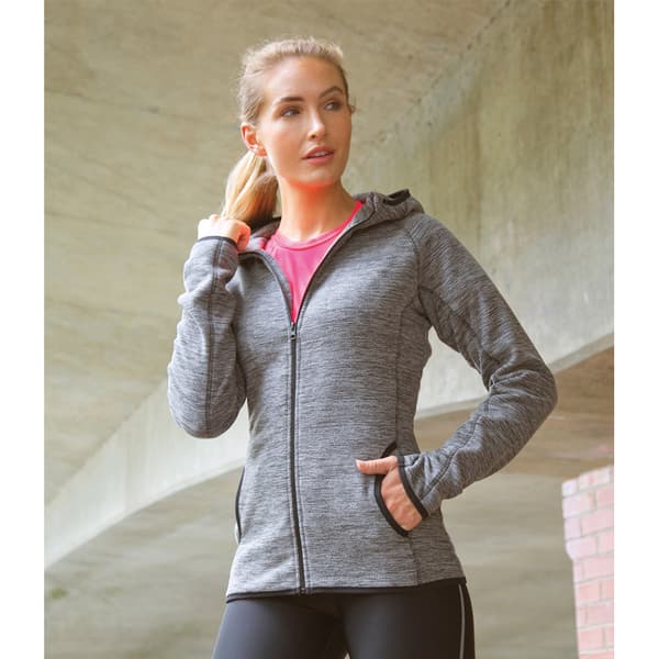Spiro Micro Fleece hættetrøje til damer