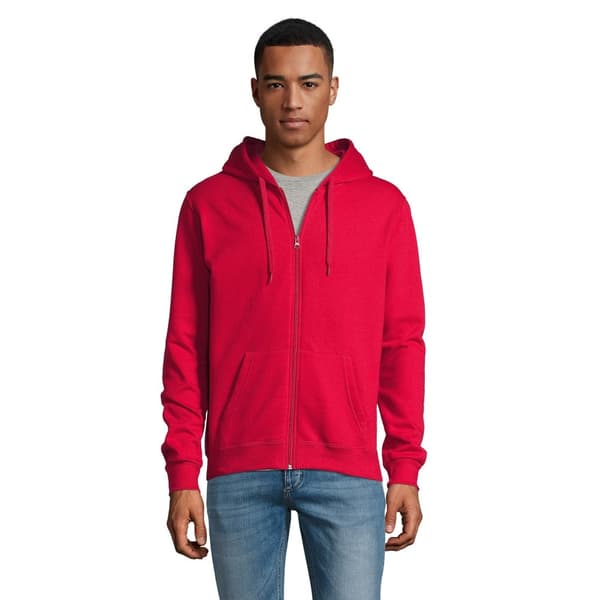 SOLS Mens Stone Zip Up Plain Hoodie