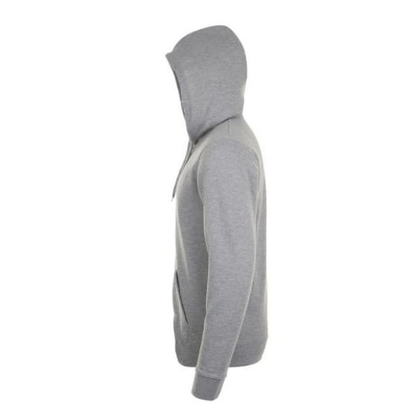 SOLS Mens Stone Zip Up Plain Hoodie