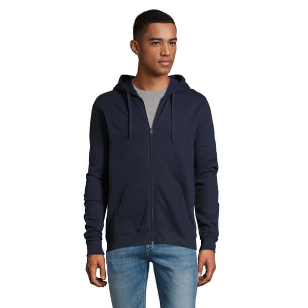 SOLS Mens Stone Zip Up Plain Hoodie