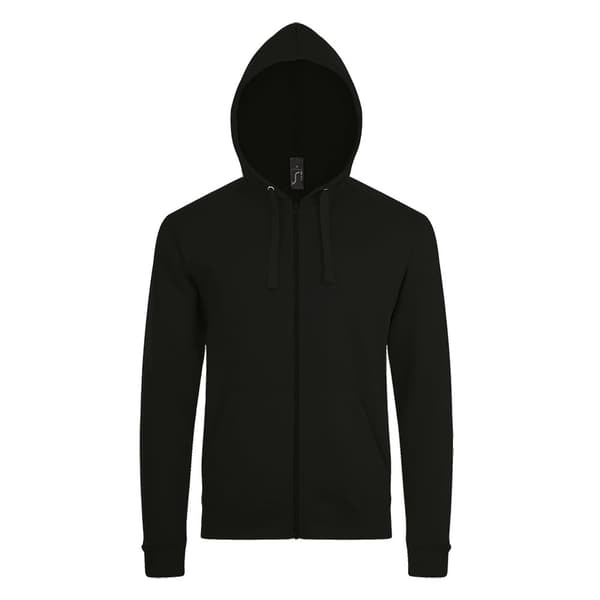 SOLS Mens Stone Zip Up Plain Hoodie