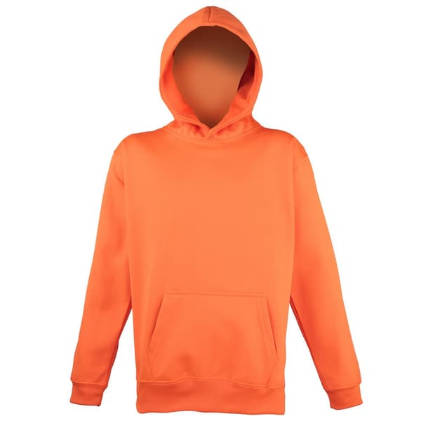 Awdis Barn Unisex Electric Hooded Sweatshirt / Hoodie / Skolkläder