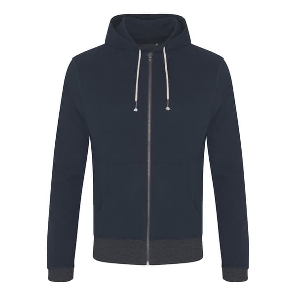 Ecologie Mens Okavango Contrast Zoodie Navy/Charcoal S