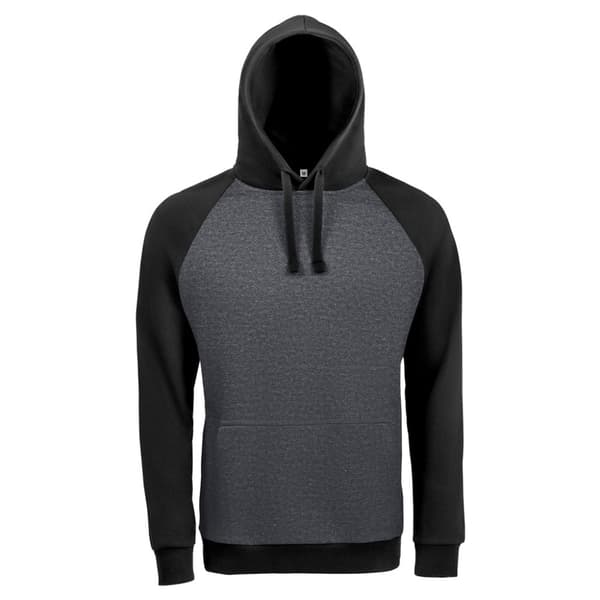 SOLS Unisex Seattle kontrast Raglan hættetrøje med kontrastfarve
