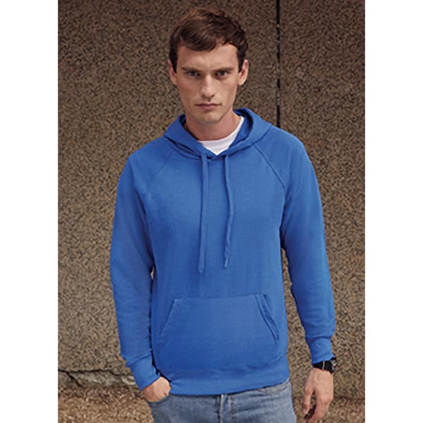 Fruit Of The Loom Mens Lightweight Hooded Sweatshirt / Hoodie (240 GSM)