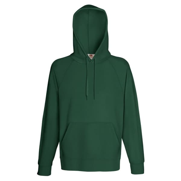Fruit Of The Loom Mens Lightweight Hooded Sweatshirt / Hoodie (240 GSM)