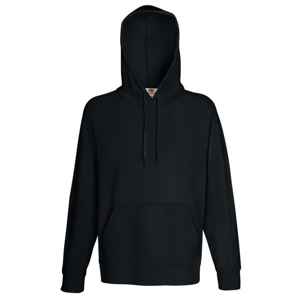 Fruit Of The Loom Mens Lightweight Hooded Sweatshirt / Hoodie (240 GSM)