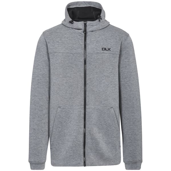 Trespass Mens Vega Active Hooded Top Grey Marl XXS