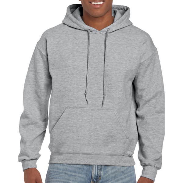 Gildan Heavyweight DryBlend Adult Unisex Hooded Sweatshirt Top / Hoodie (13 Colours)