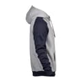 Pikkukuva 4 / 5: Tee Jays Mens Two Tone Raglan Hooded Sweatshirt