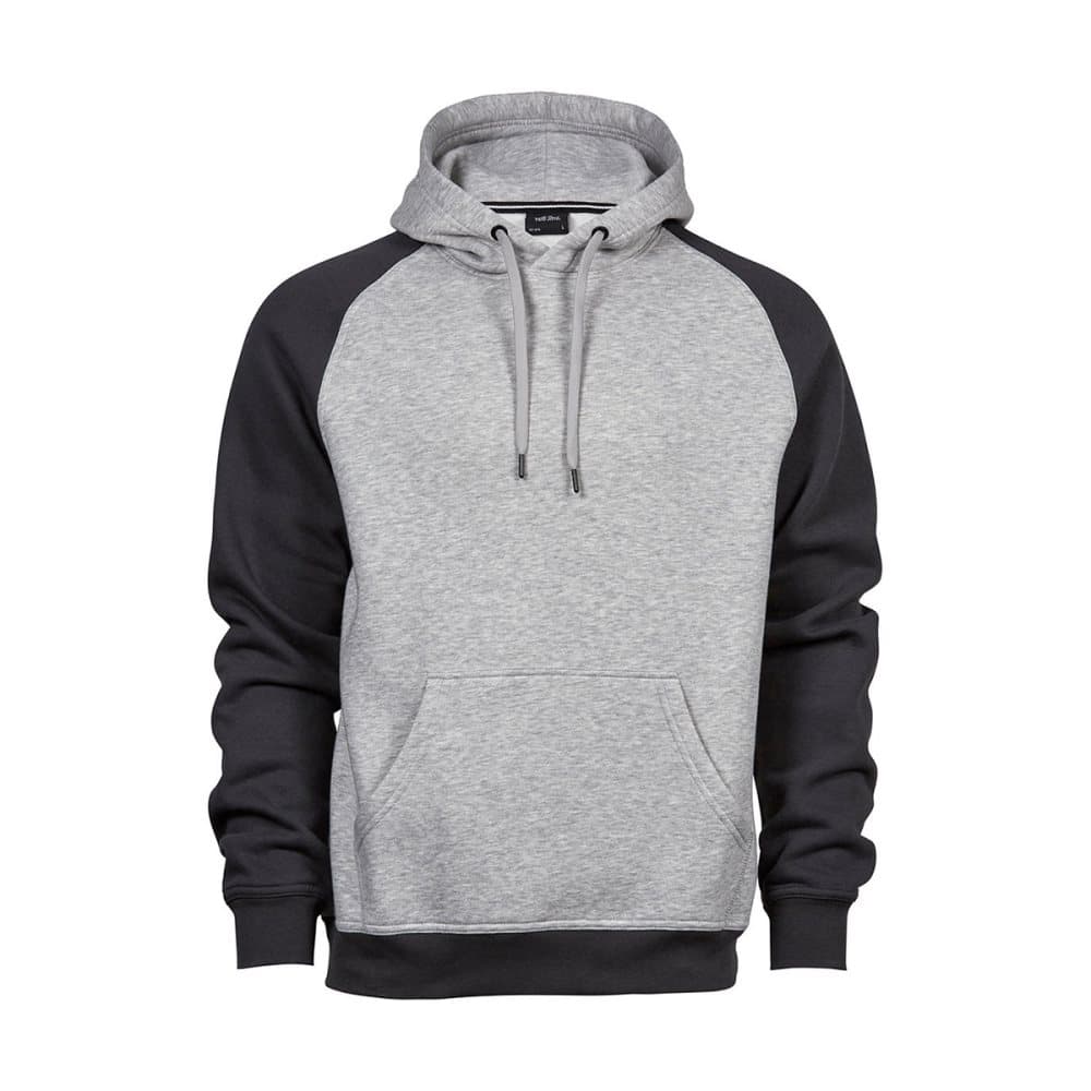 Tee Jays Two Tone Raglan Hooded Sweatshirt för herrar