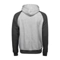 Pikkukuva 2 / 4: Tee Jays Mens Two Tone Raglan Hooded Sweatshirt