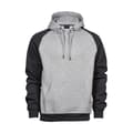 Pikkukuva 1 / 4: Tee Jays Mens Two Tone Raglan Hooded Sweatshirt