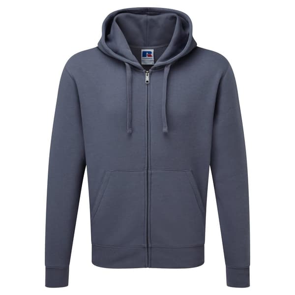Russell Mens Authentic Full Zip Hooded Sweatshirt / Hoodie med hel dragkedja