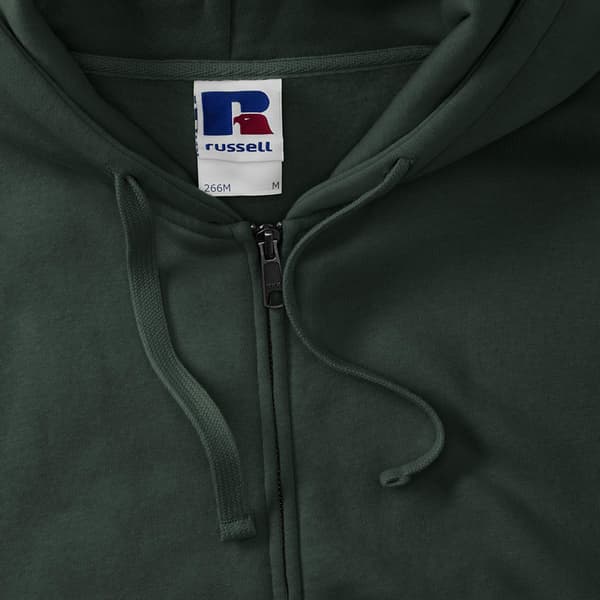 Russell Mens Authentic Full Zip Hooded Sweatshirt / Hoodie med hel dragkedja