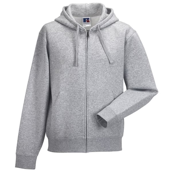 Russell Mens Authentic Full Zip Hooded Sweatshirt / Hoodie med hel dragkedja