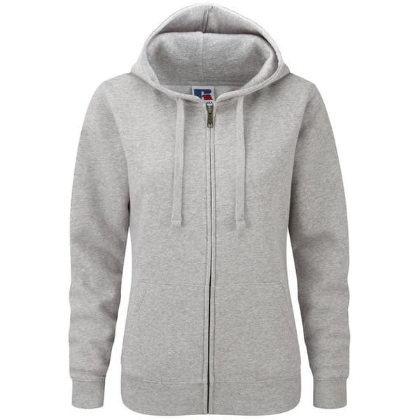 Russell Mens Authentic Full Zip Hooded Sweatshirt / Hoodie med hel dragkedja