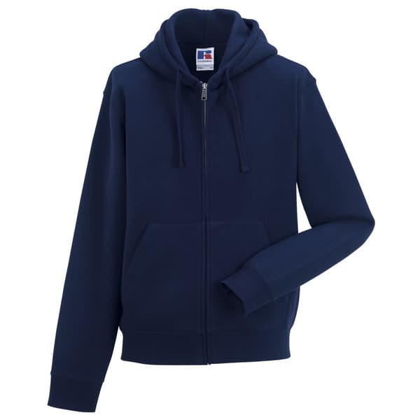 Russell Mens Authentic Full Zip Hooded Sweatshirt / Hoodie med hel dragkedja
