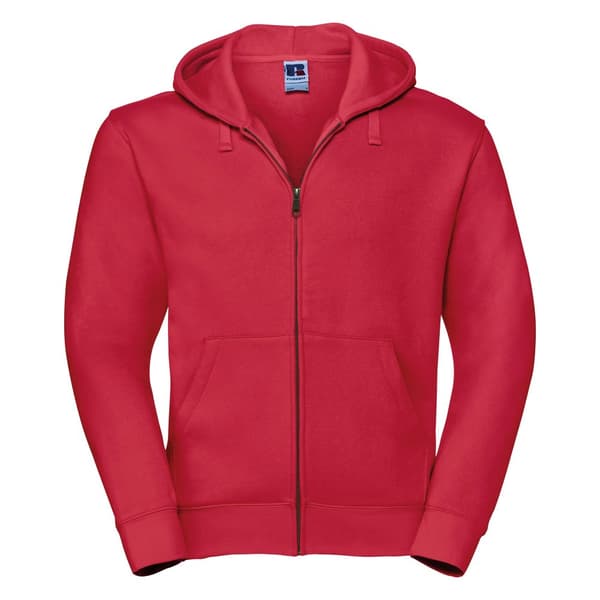 Russell Mens Authentic Full Zip Hooded Sweatshirt / Hoodie med hel dragkedja
