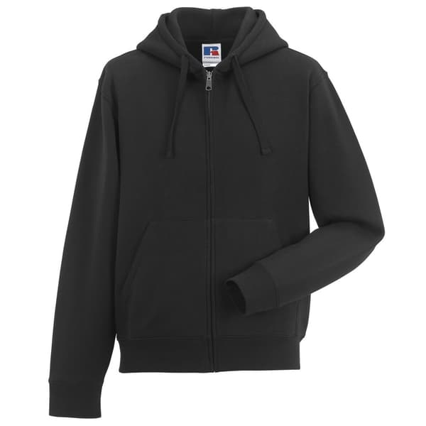 Russell Mens Authentic Full Zip Hooded Sweatshirt / Hoodie med hel dragkedja