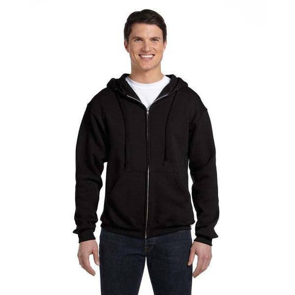 Russell Mens Authentic Full Zip Hooded Sweatshirt / Hoodie med hel dragkedja
