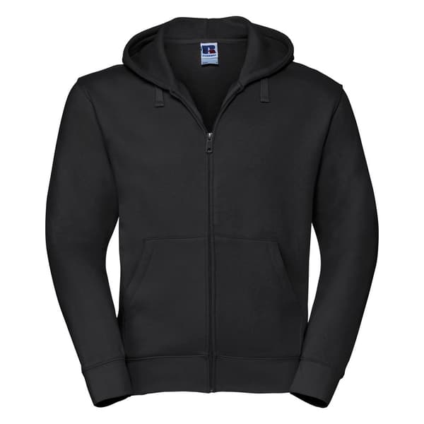 Russell Mens Authentic Full Zip Hooded Sweatshirt / Hoodie med hel dragkedja