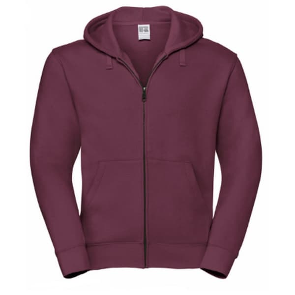 Russell Mens Authentic Full Zip Hooded Sweatshirt / Hoodie med hel dragkedja