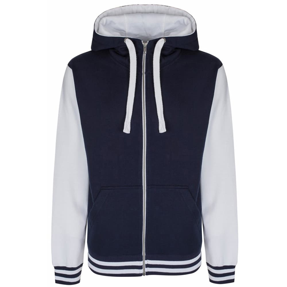 FDM Mens Active Zip Hoodie med dragkedja