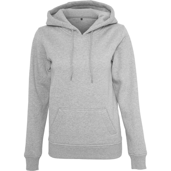 Build Your Brand Kraftig hættetrøje/sweatshirt til kvinder