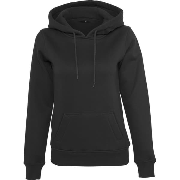 Build Your Brand Kraftig hættetrøje/sweatshirt til kvinder