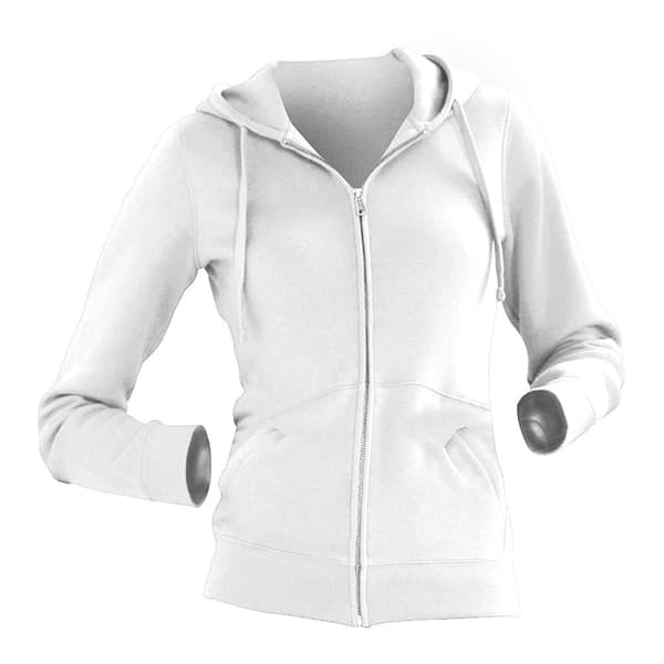 Russell Ladies Premium Authentic Hoodie med dragkedja (3-lagers tyg)