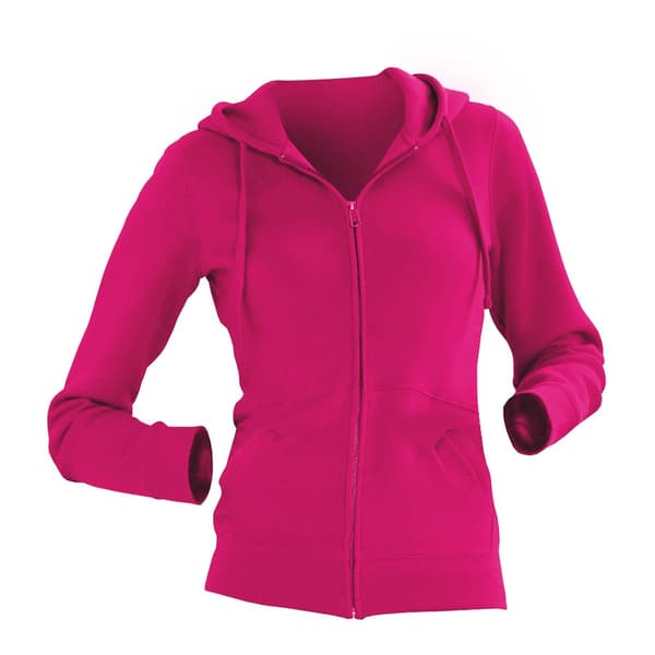 Russell Ladies Premium Authentic Hoodie med dragkedja (3-lagers tyg)