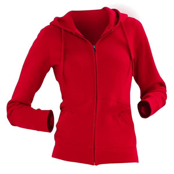 Russell Ladies Premium Authentic Hoodie med dragkedja (3-lagers tyg)