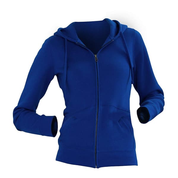 Russell Ladies Premium Authentic Hoodie med dragkedja (3-lagers tyg)