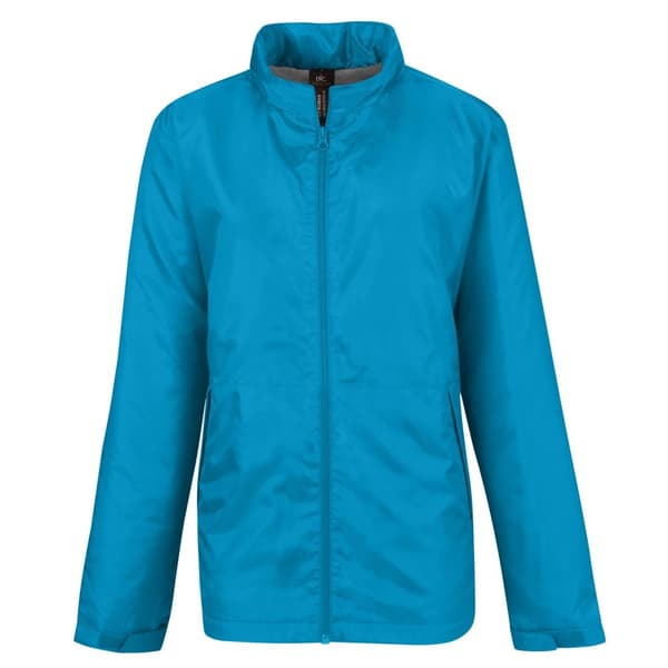 B&C Womens/Ladies Multi Active Hooded Jacket Atoll/ Warm Grey XL
