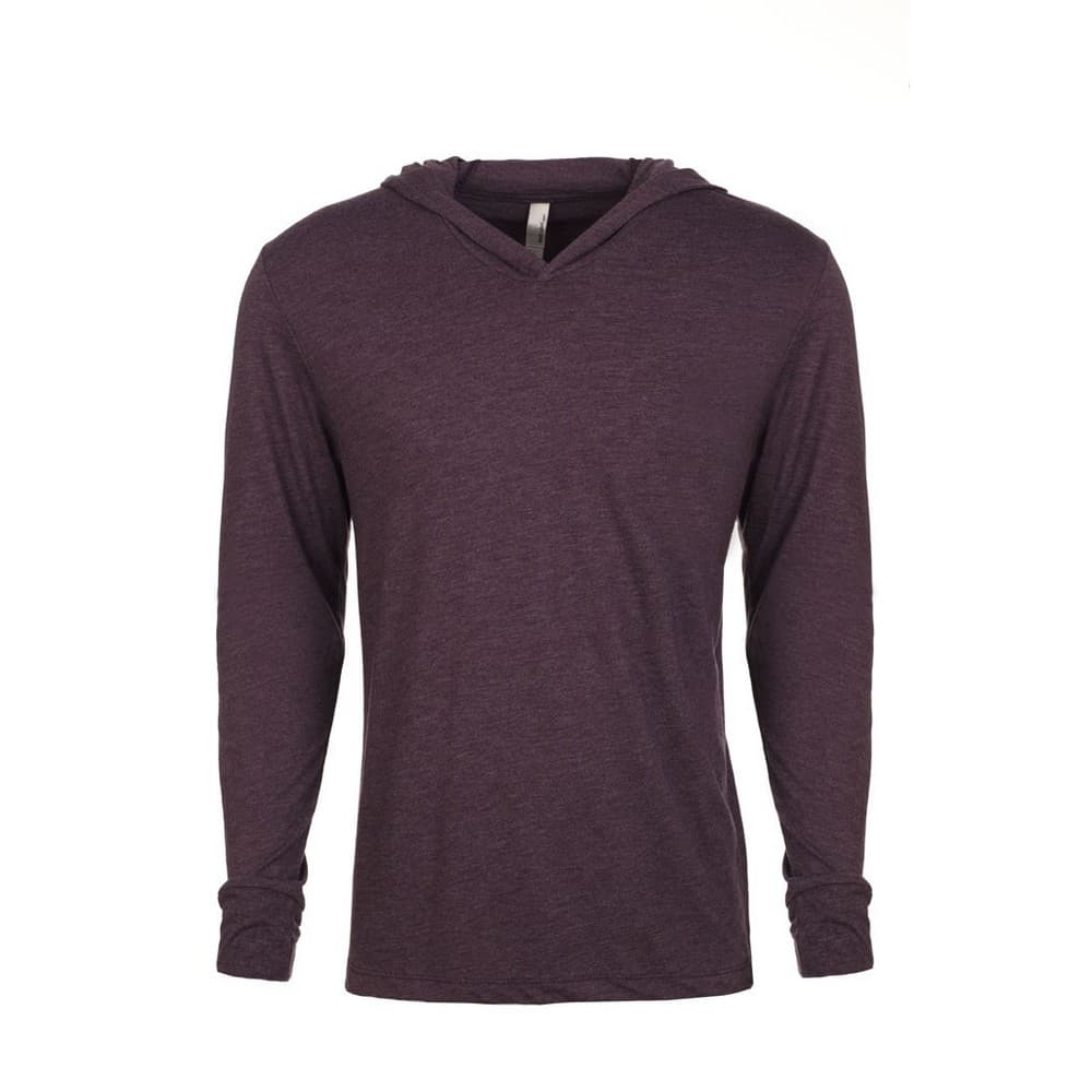 Next Level Vuxna Unisex Tri-Blend långärmad T-Shirt Hoodie
