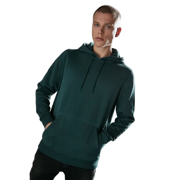 Build Your Brand Mens Heavy Pullover Hoodie