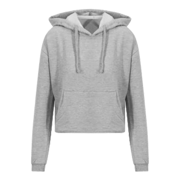 AWDis Just Hoods Hoodie för kvinnor och damer med skuret huvudskydd (Girlie)